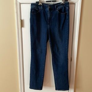 Talbots High-waist straight leg jean. Size 12.
